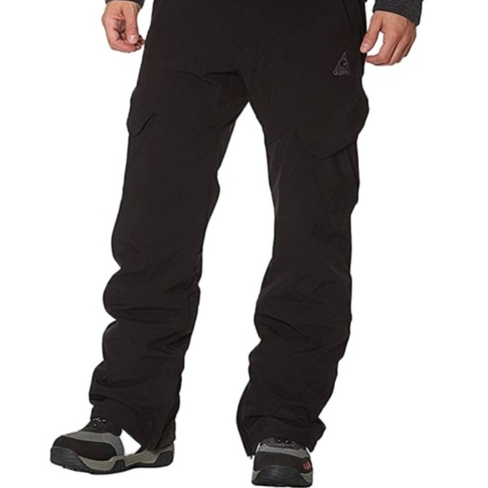 Gerry Mens Snow Ski Pants Fleece Cargo Stretch 1306763 Black Small